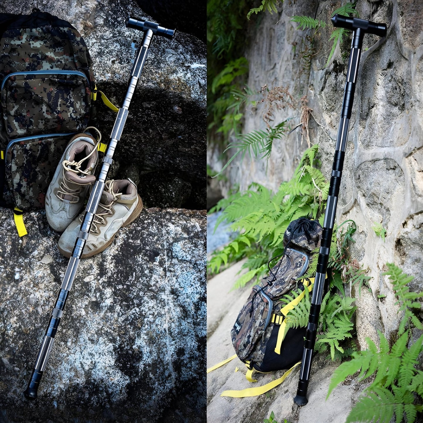 Multifunctional Survival Hiking Pole