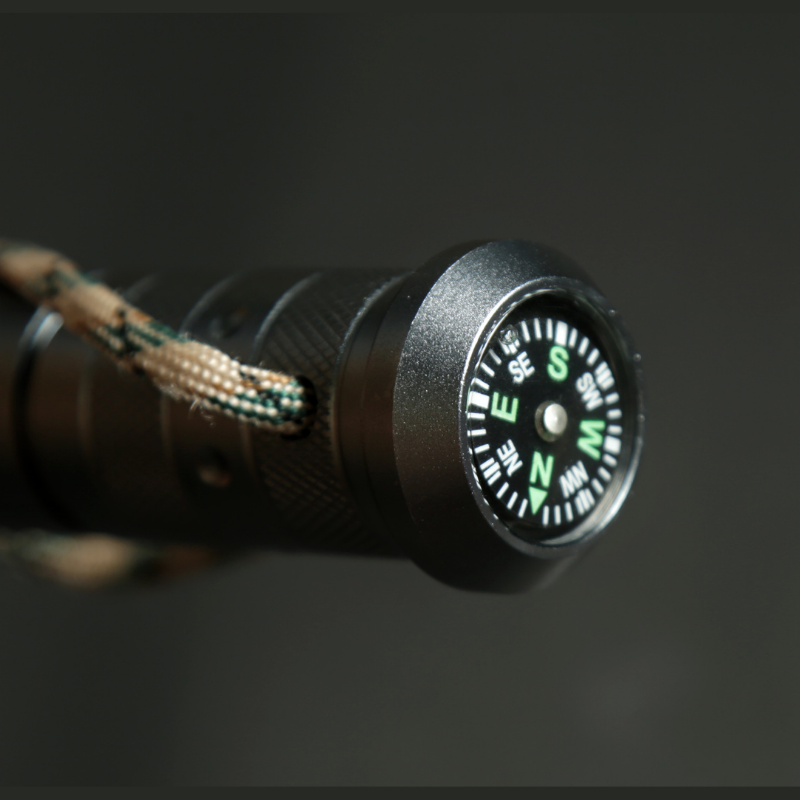 Tactical Walking Stick - Hiking Survival Staff