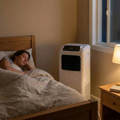9000 BTU Portable Air Conditioner with Built-in Dehumidifier and Remote Control