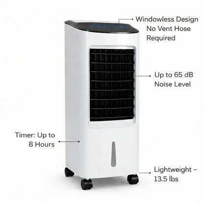 Portable Air Conditioner Stand Up Room Cooler Indoor AC Unit (Windowless)