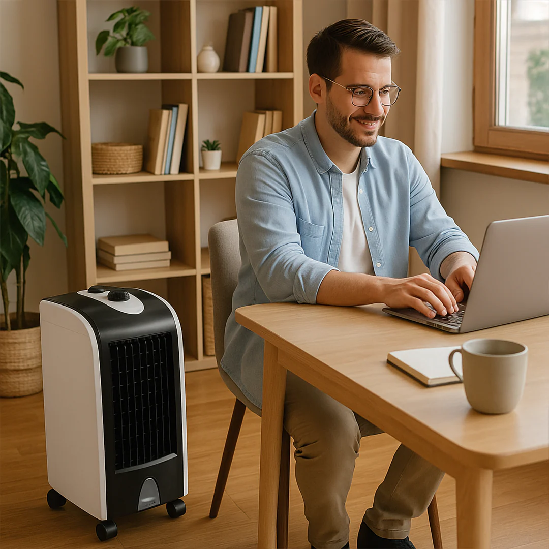 Glacio Best Portable Air Conditioner Stand Up Room Cooler Indoor AC Unit (Windowless)