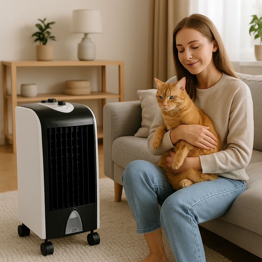 Glacio Best Portable Air Conditioner Stand Up Room Cooler Indoor AC Unit (Windowless)